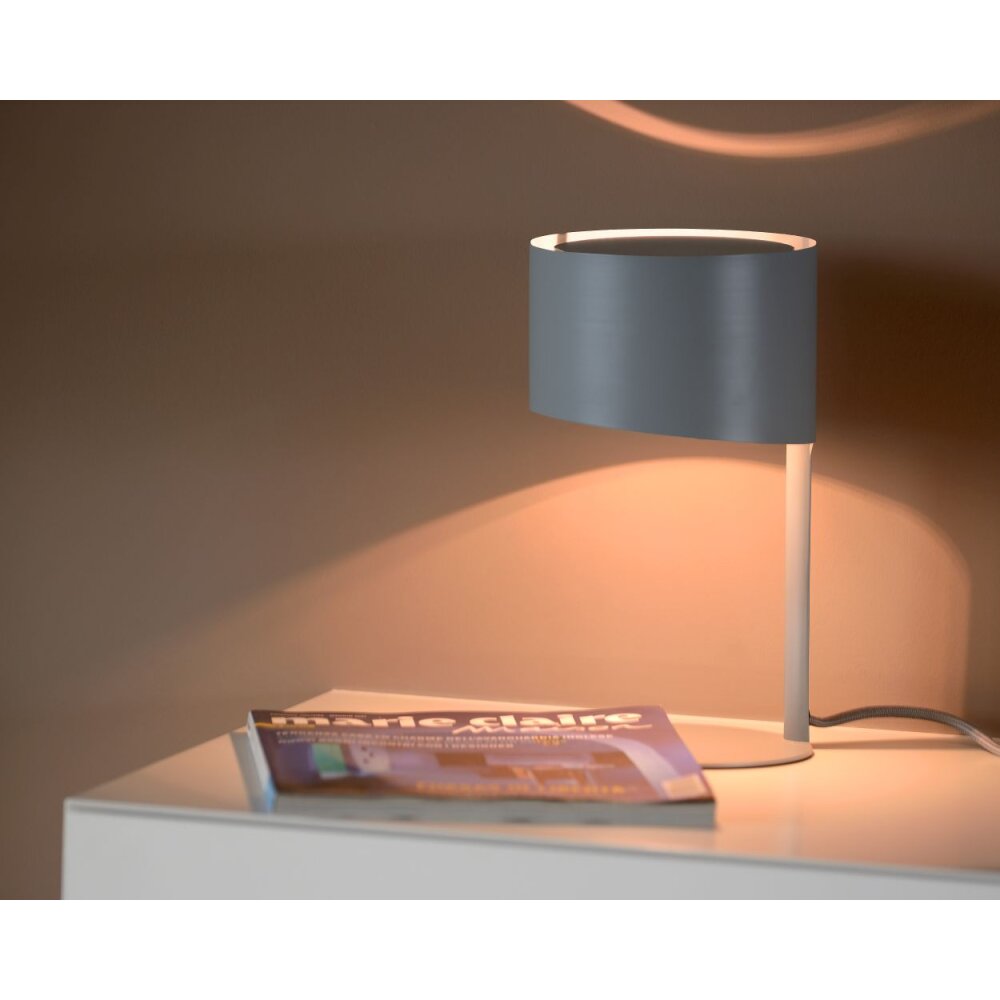 Lucide KNULLE Tischlampe Anthrazit, 1-flammig main product photo