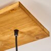 Shiburg Pendelleuchte Holz hell, 4-flammig