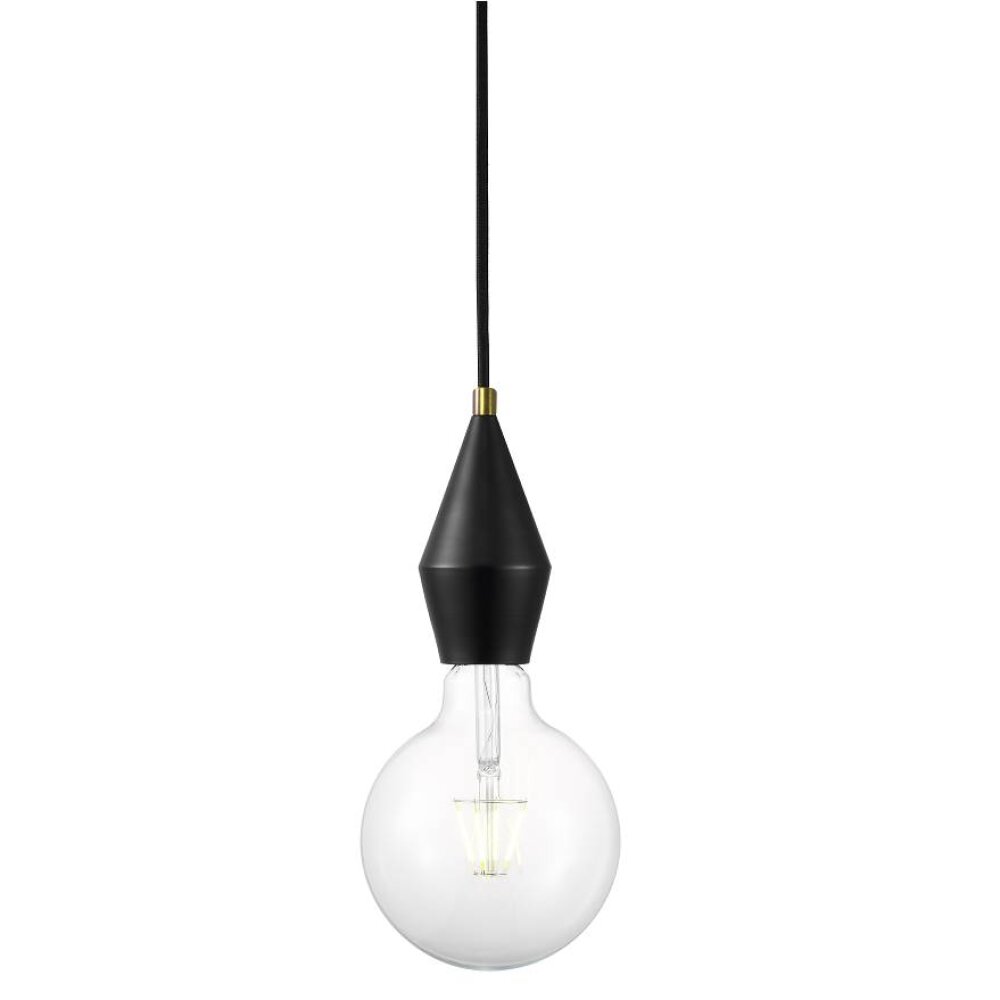 Nordlux AUD Pendelleuchte Schwarz, 1-flammig main product photo