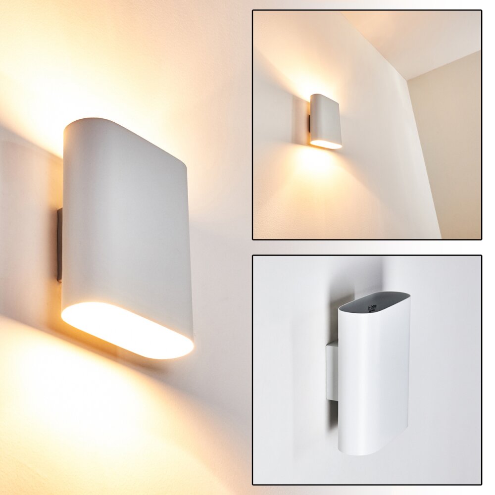 Vion Wandleuchte Weiß, 2-flammig main product photo