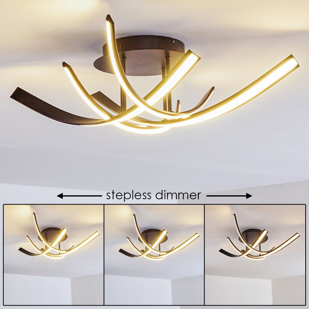 Aranu Deckenleuchte LED Rostfarben, 4-flammig main product photo