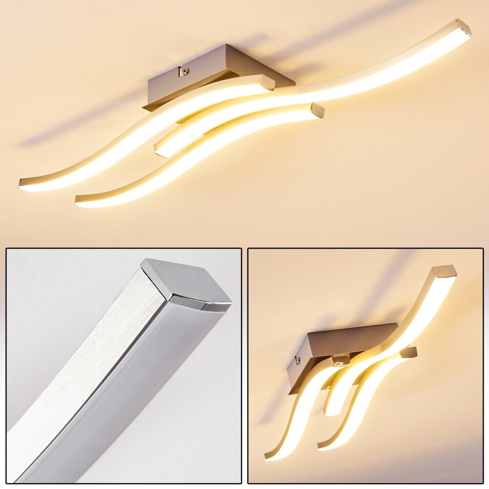 Letala Deckenleuchte LED Chrom, Nickel-Matt, 3-flammig main product photo
