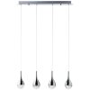 Brilliant FRIZZANTE Pendelleuchte LED Chrom, 4-flammig