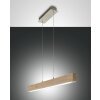 Fabas Luce Badia Pendelleuchte LED Holz hell, 1-flammig