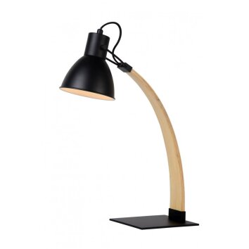 Lucide CURF Tischlampe Schwarz, 1-flammig