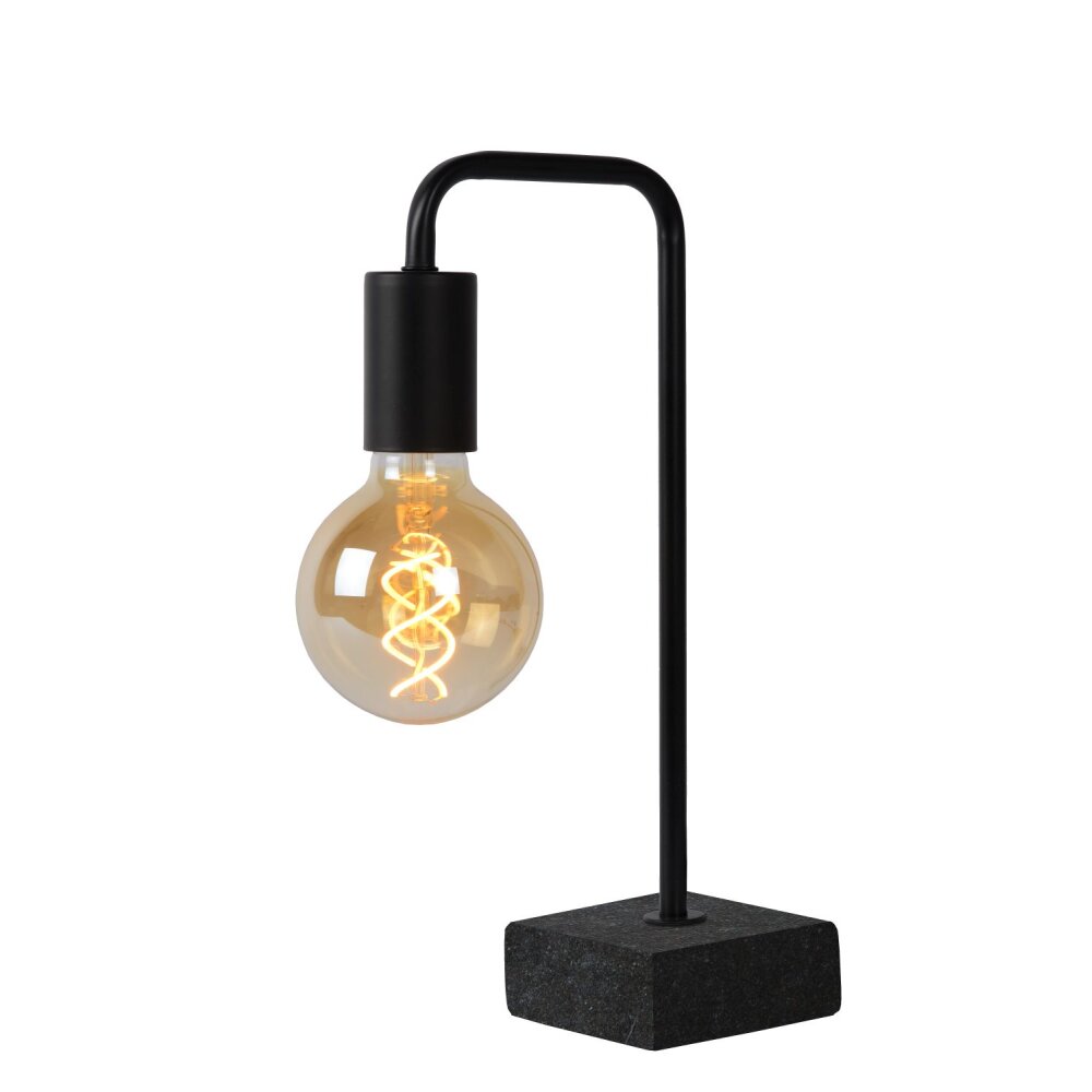 Lucide LORIN Tischlampe Schwarz, 1-flammig main product photo