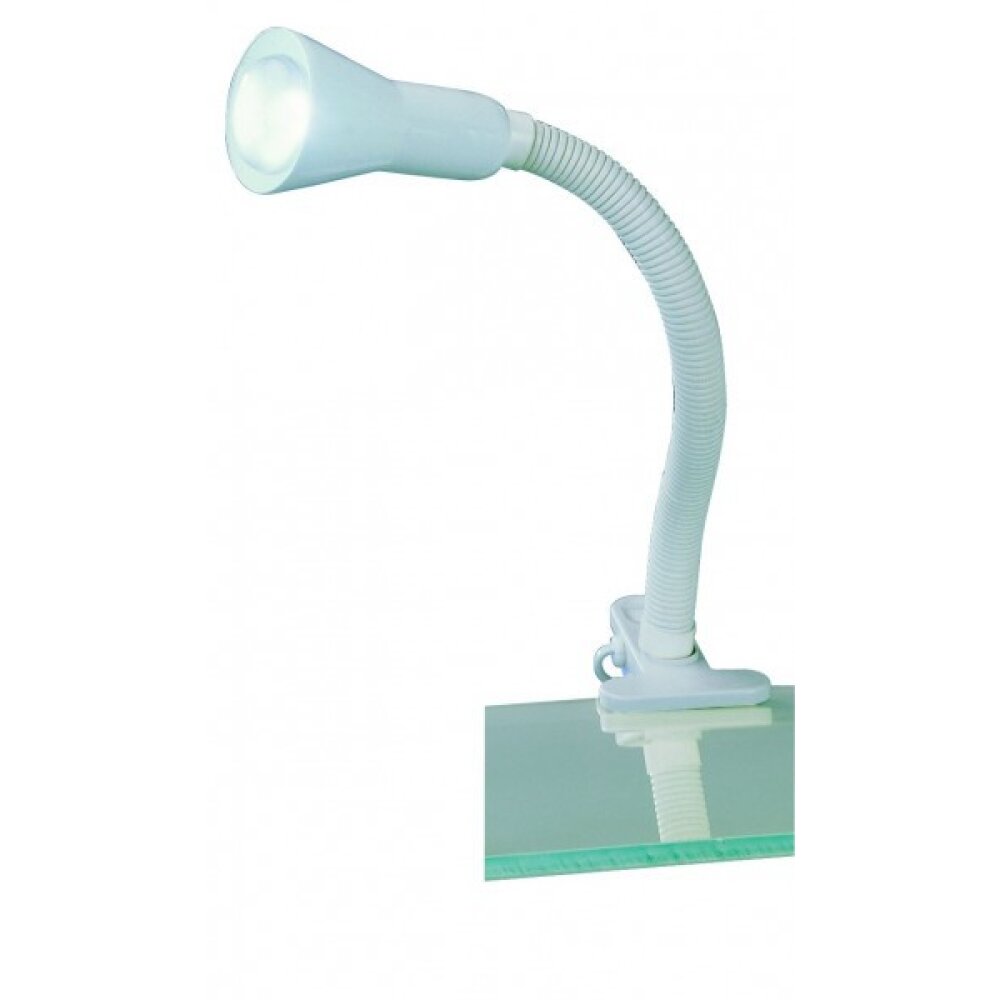 Trio Leuchten FLEXO Klemmleuchte Weiß, 1-flammig main product photo
