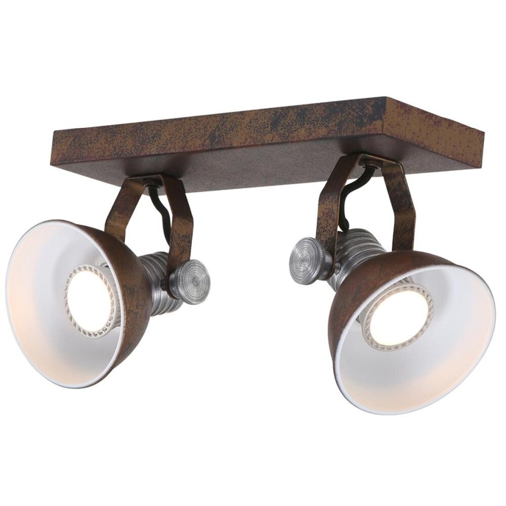 Steinhauer BROOKLY Strahler LED Braun, 2-flammig main product photo