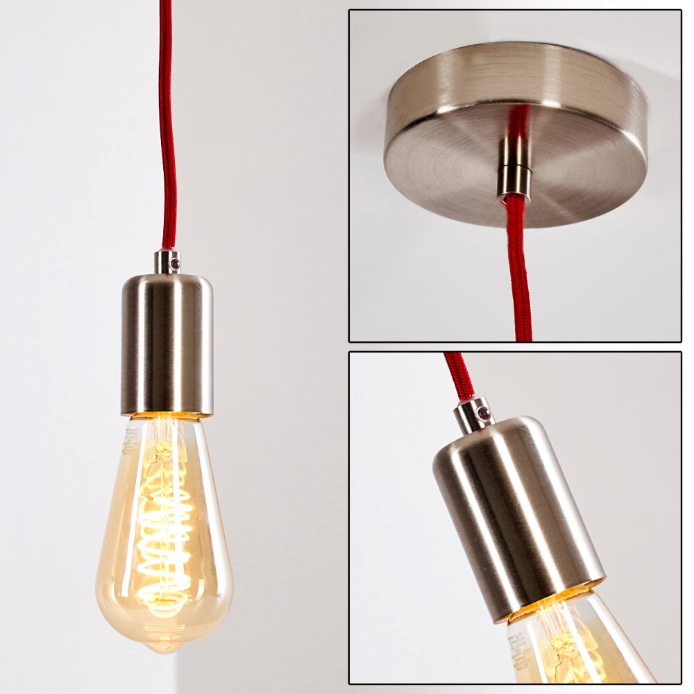 Lemone Hängeleuchte Nickel-Matt, 1-flammig main product photo