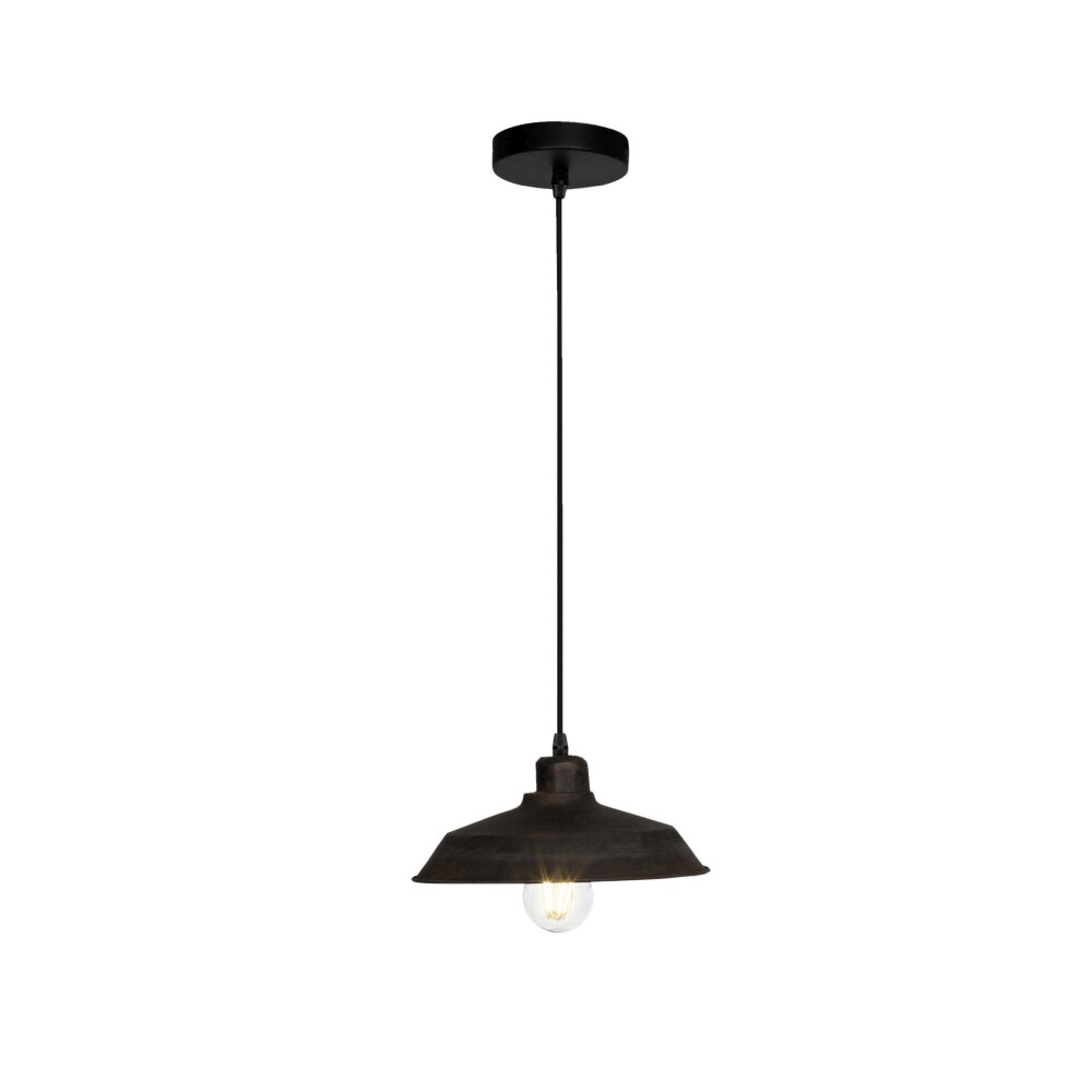 Brilliant Leuchten Dirt Pendelleuchte Rostfarben, 1-flammig main product photo