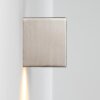 Matera Wandleuchte Nickel-Matt, 1-flammig