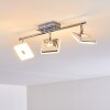 Vallorbe Deckenleuchte LED Chrom, 3-flammig