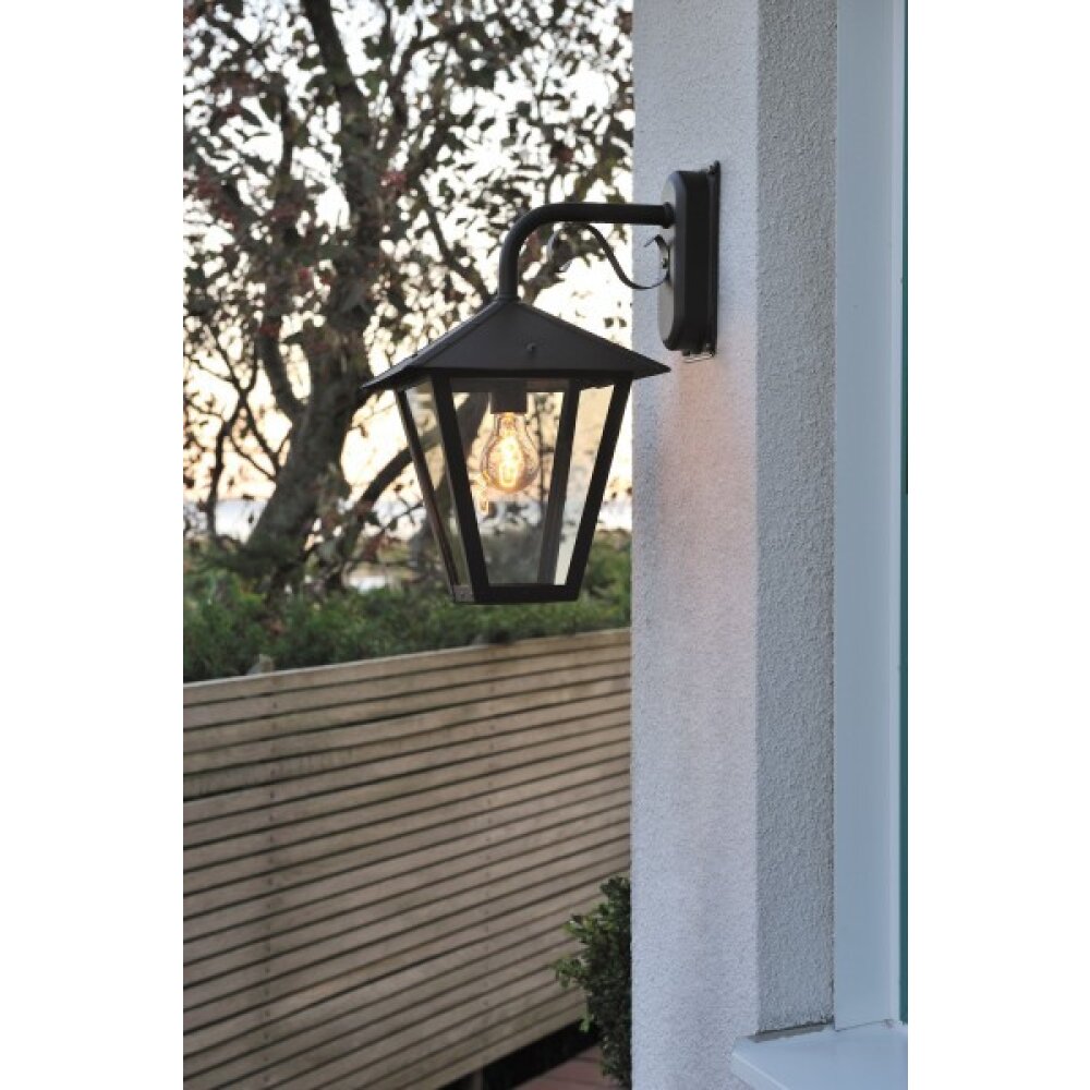 Konstsmide Benu Wandleuchte Schwarz, 1-flammig main product photo