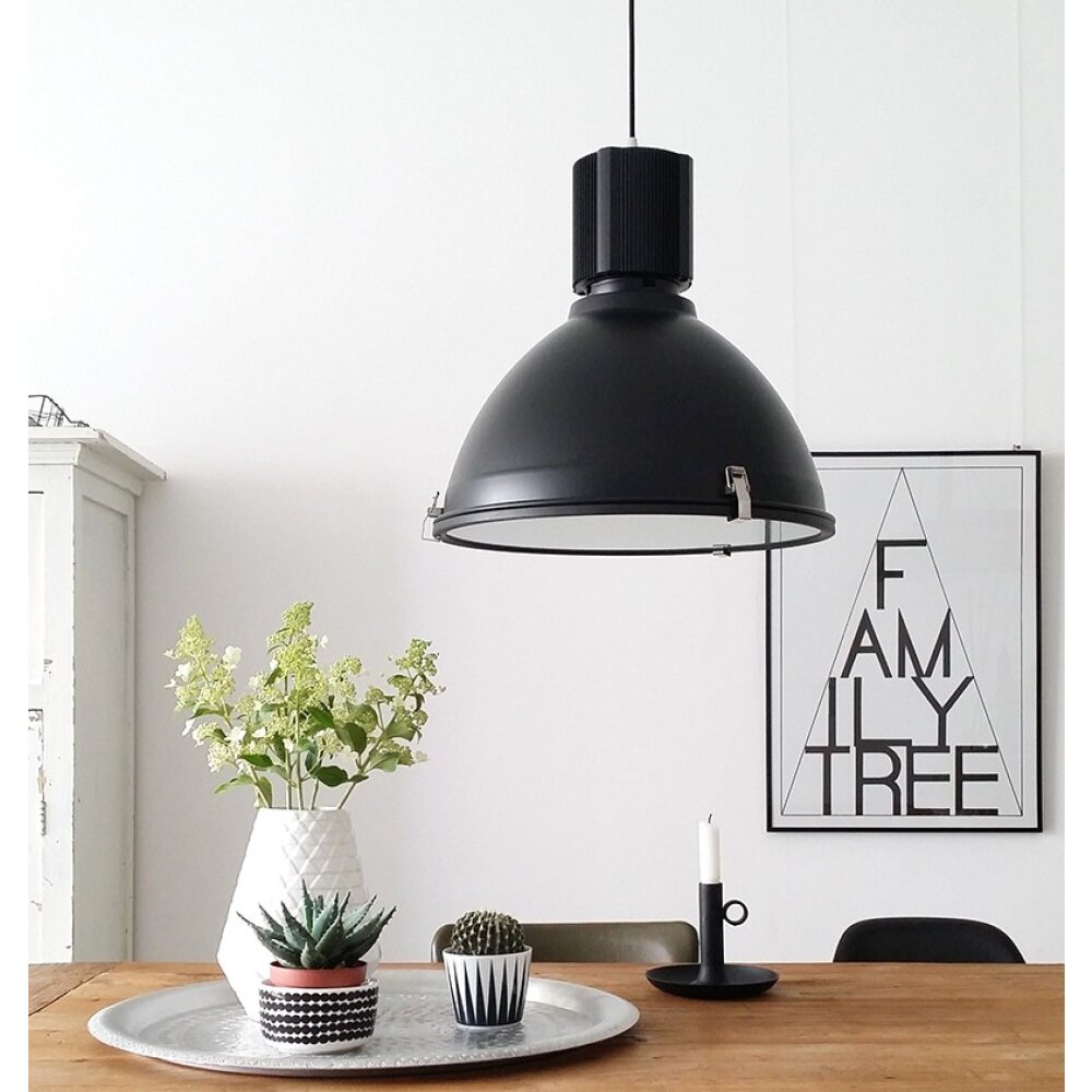 Steinhauer WARBIER Hängeleuchte Schwarz, 1-flammig main product photo