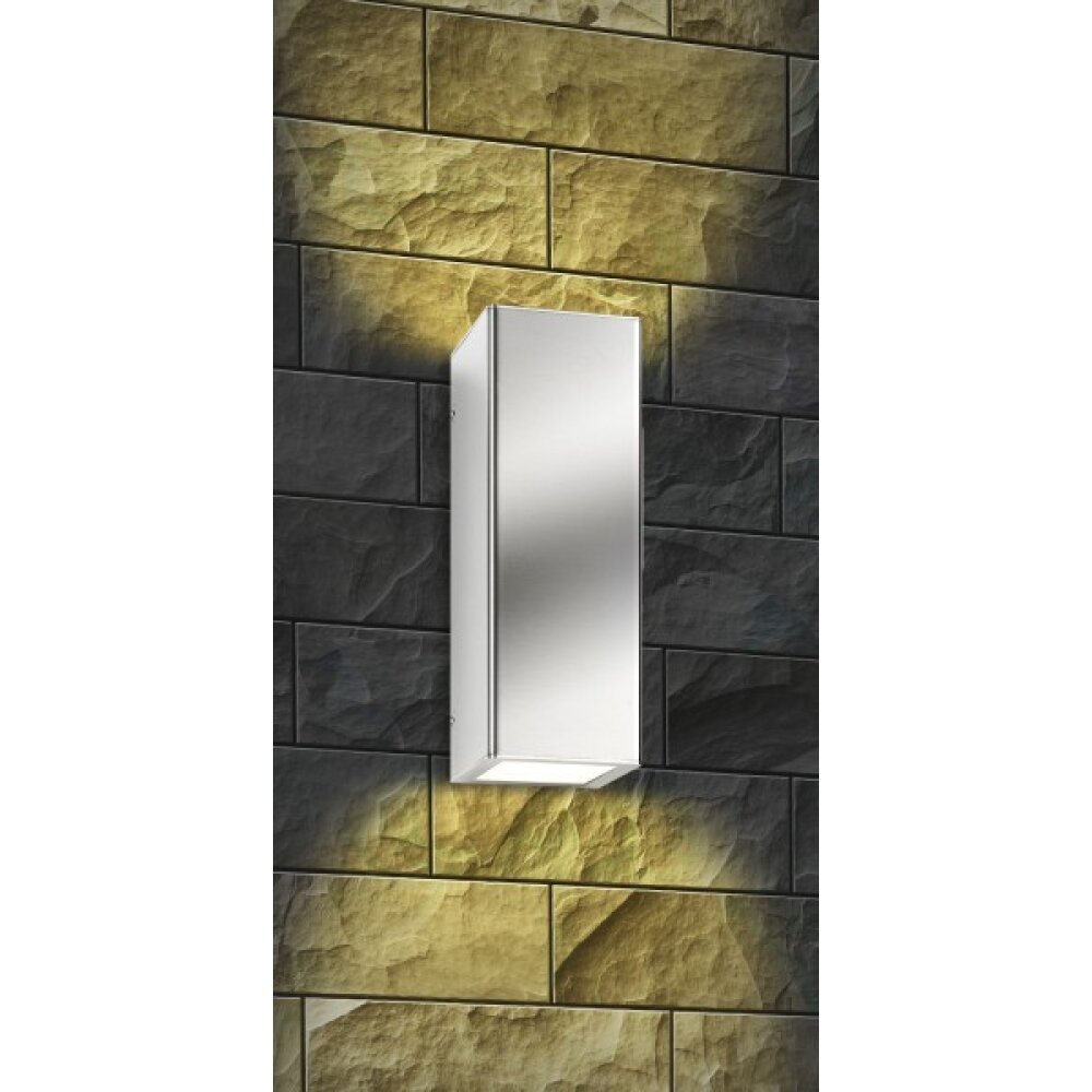 LCD Fehmarn Aussenwandleuchte Edelstahl, 2-flammig main product photo