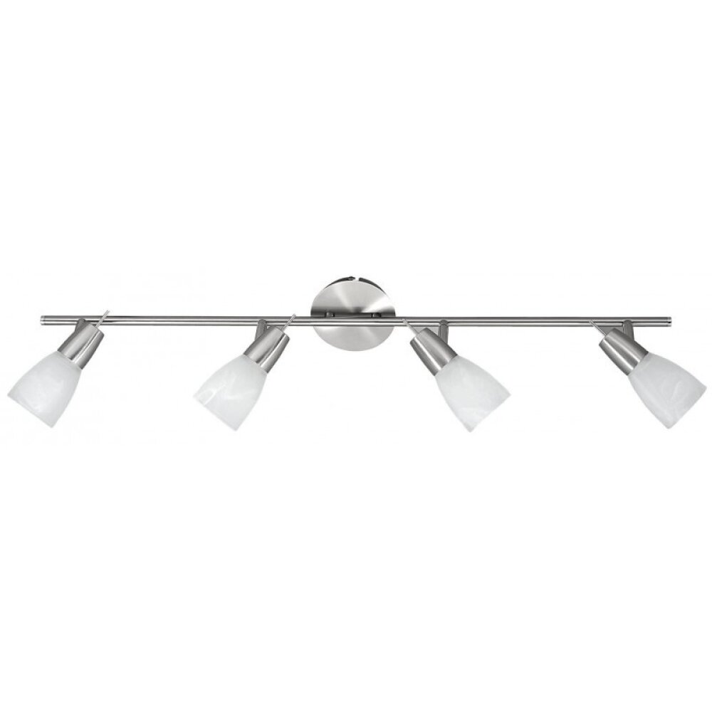 Leuchten Direkt JULIA Deckenleuchte Edelstahl, 4-flammig main product photo