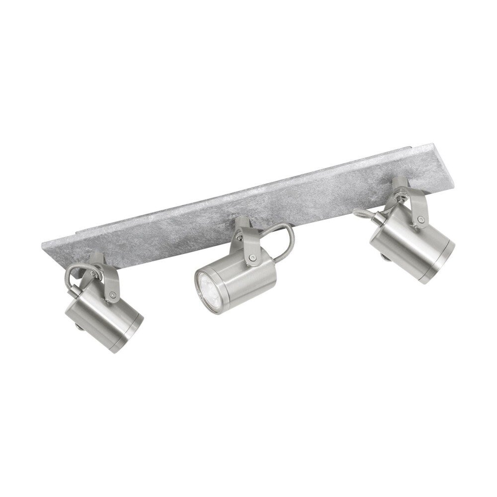 Eglo PRACETA Deckenspot LED Grau, Nickel-Matt, 3-flammig main product photo