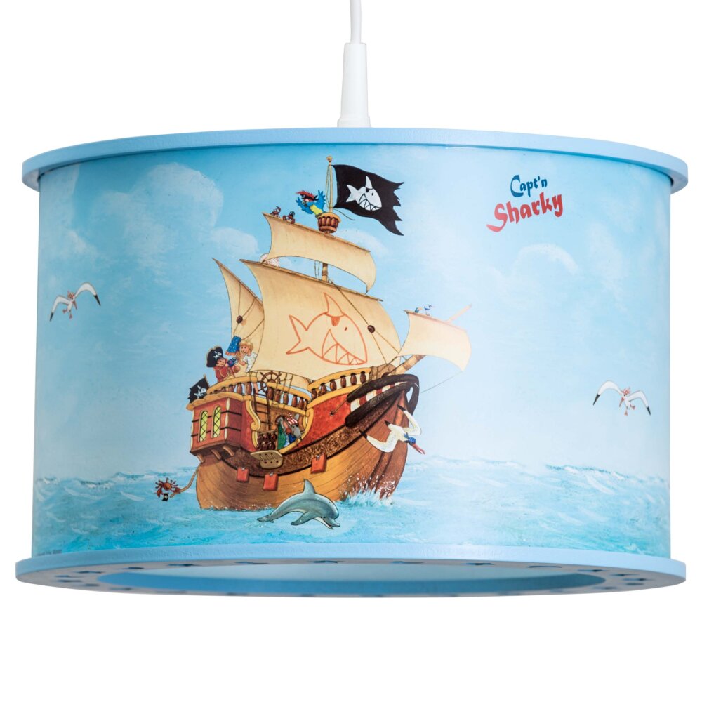 Elobra SEE Hängeleuchte Blau, 1-flammig main product photo