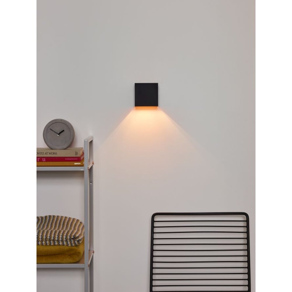 Lucide XIO Wandleuchte Schwarz, 1-flammig main product photo
