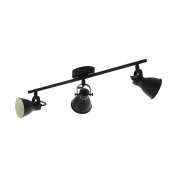 EGLO SERAS Deckenspot LED Schwarz, 3-flammig