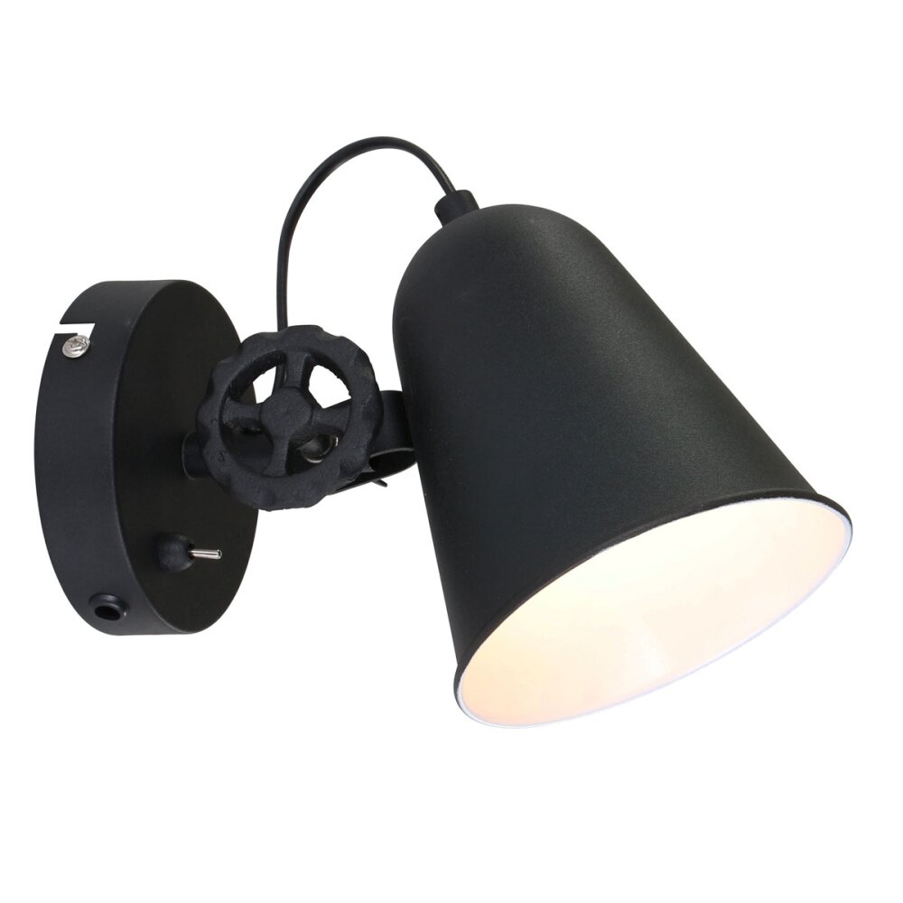 Anne Lighting ANNE Wandleuchten Schwarz, 1-flammig main product photo