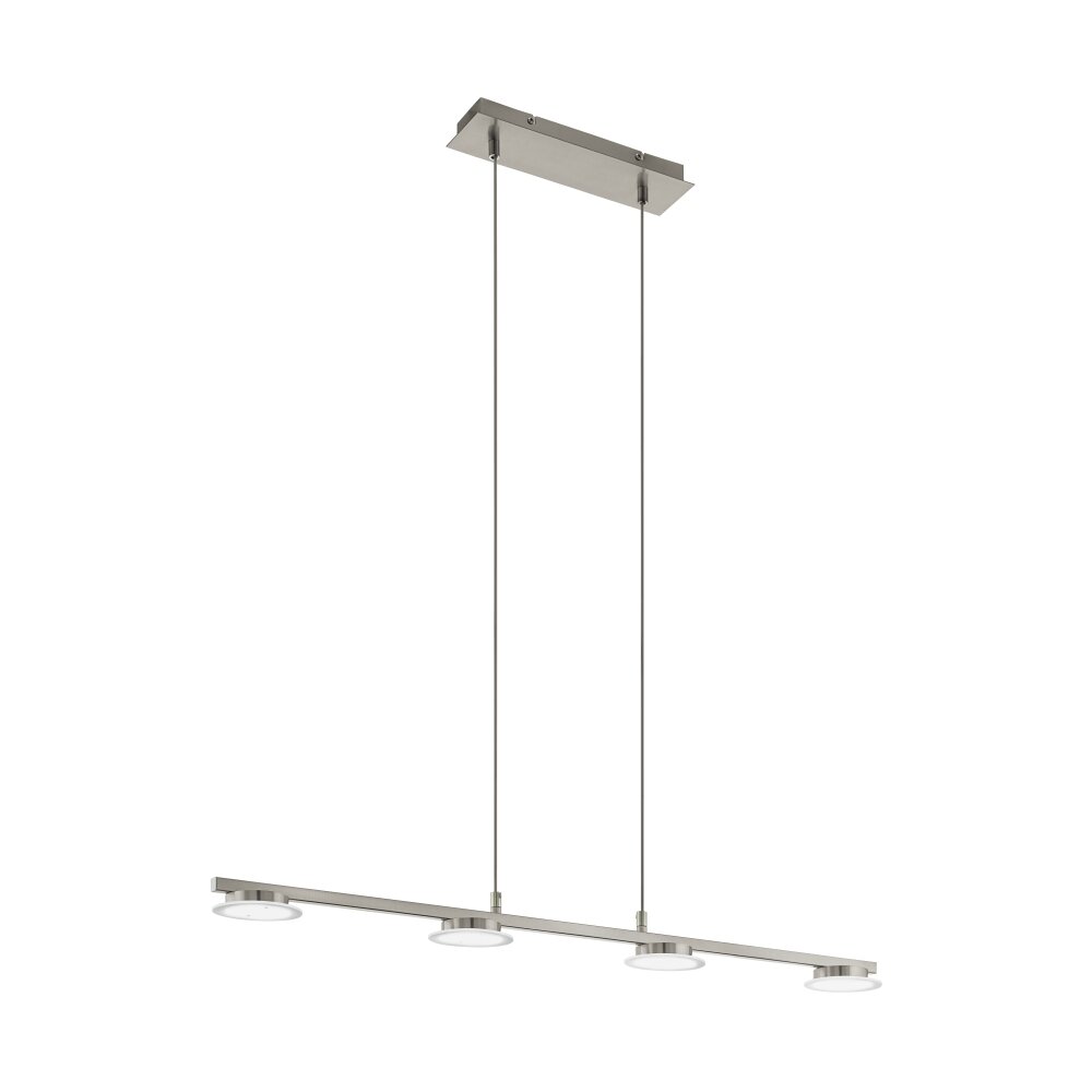 Eglo LANIENA Hängeleuchte LED Nickel-Matt, 4-flammig main product photo