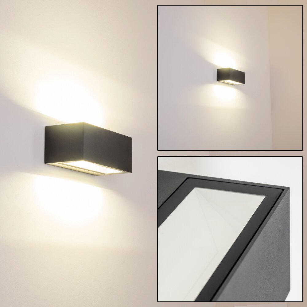 Gemini Außenwandleuchte LED Anthrazit, 1-flammig main product photo