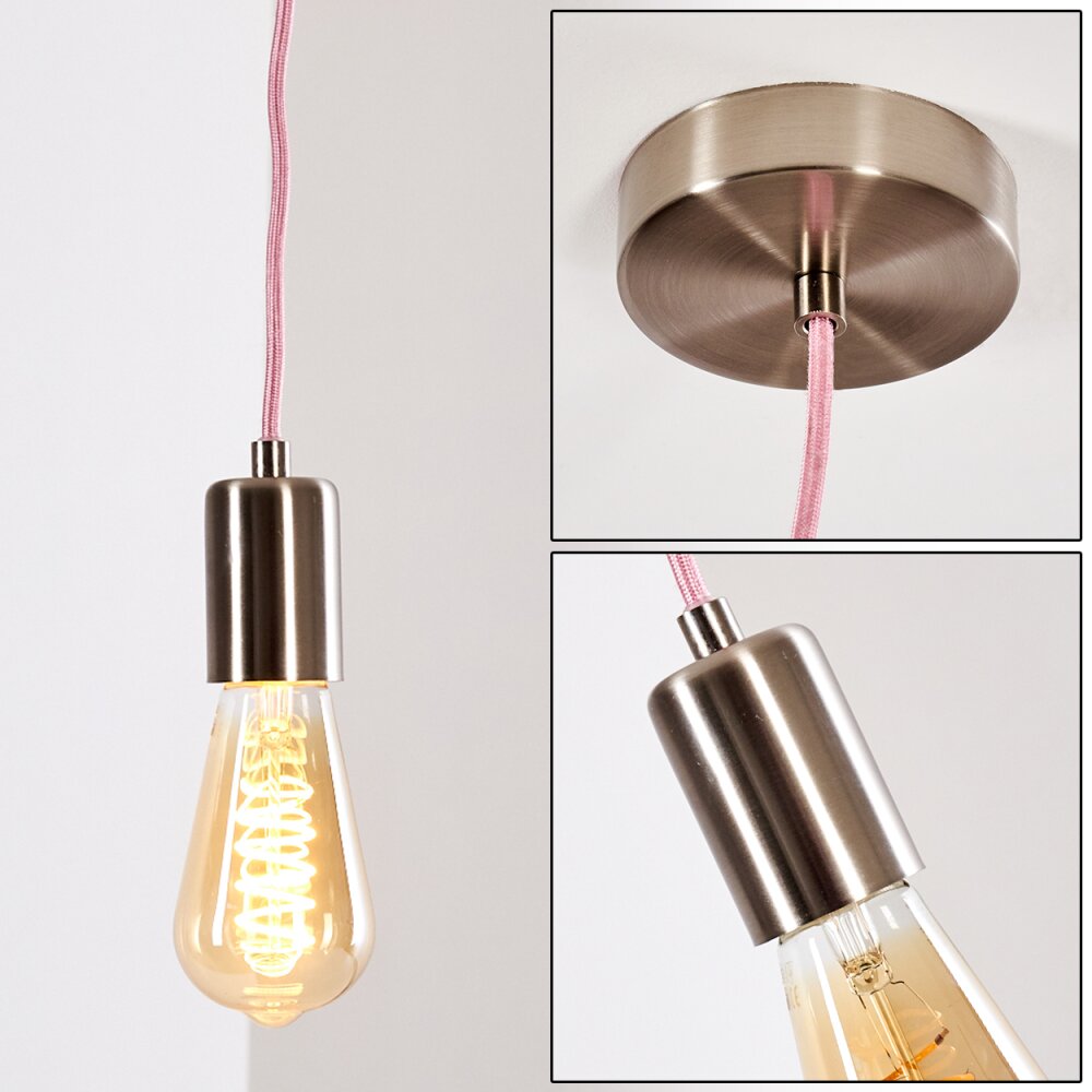 Lemone Hängeleuchte Rosa, 1-flammig main product photo