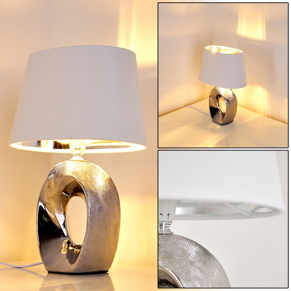 Rovio Tischleuchte Silber, 1-flammig main product photo