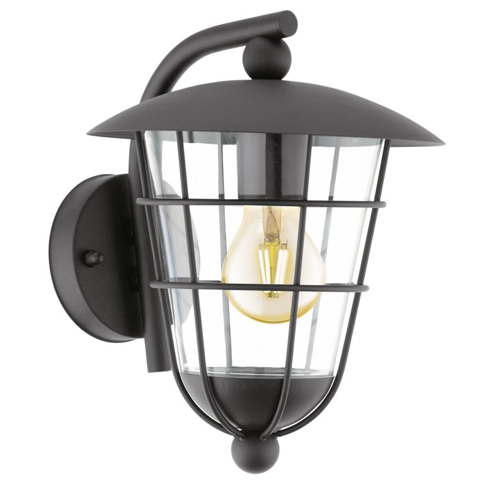 Eglo PULFERO Außenwandleuchte Schwarz, 1-flammig main product photo