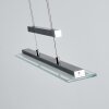 Junsele Pendelleuchte LED Nickel-Matt, 3-flammig