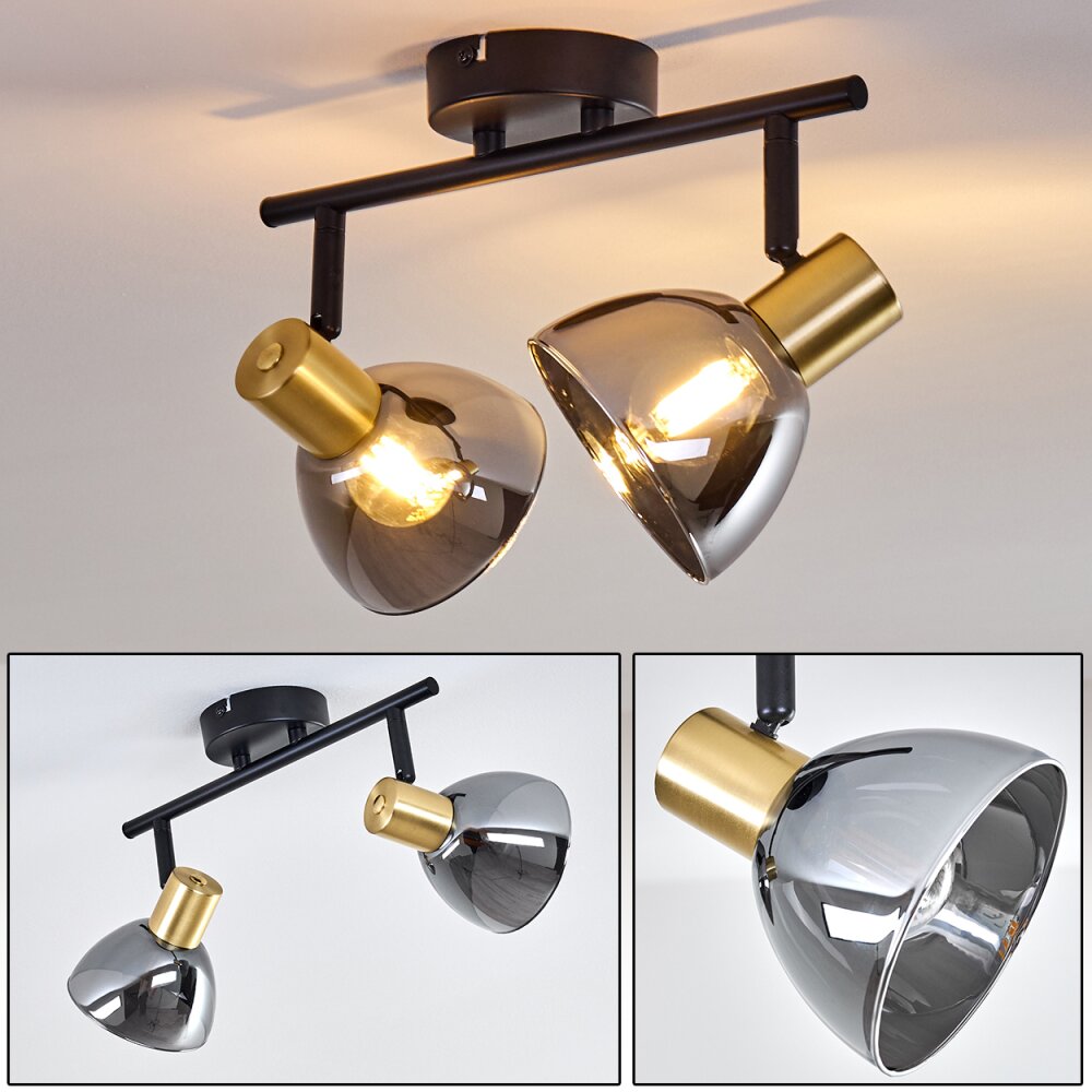 Mariefred Deckenleuchte Schwarz, 2-flammig main product photo