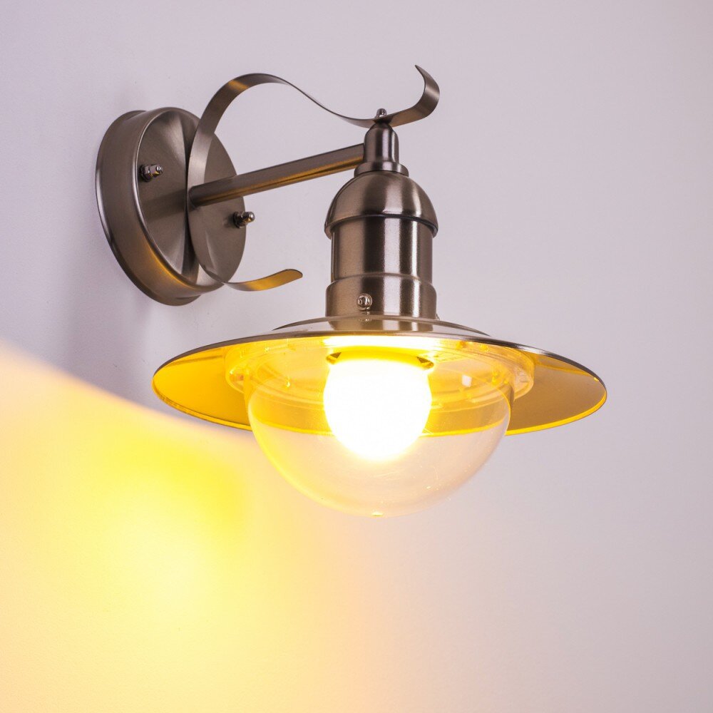 Broni Außenwandleuchte Edelstahl, 1-flammig main product photo