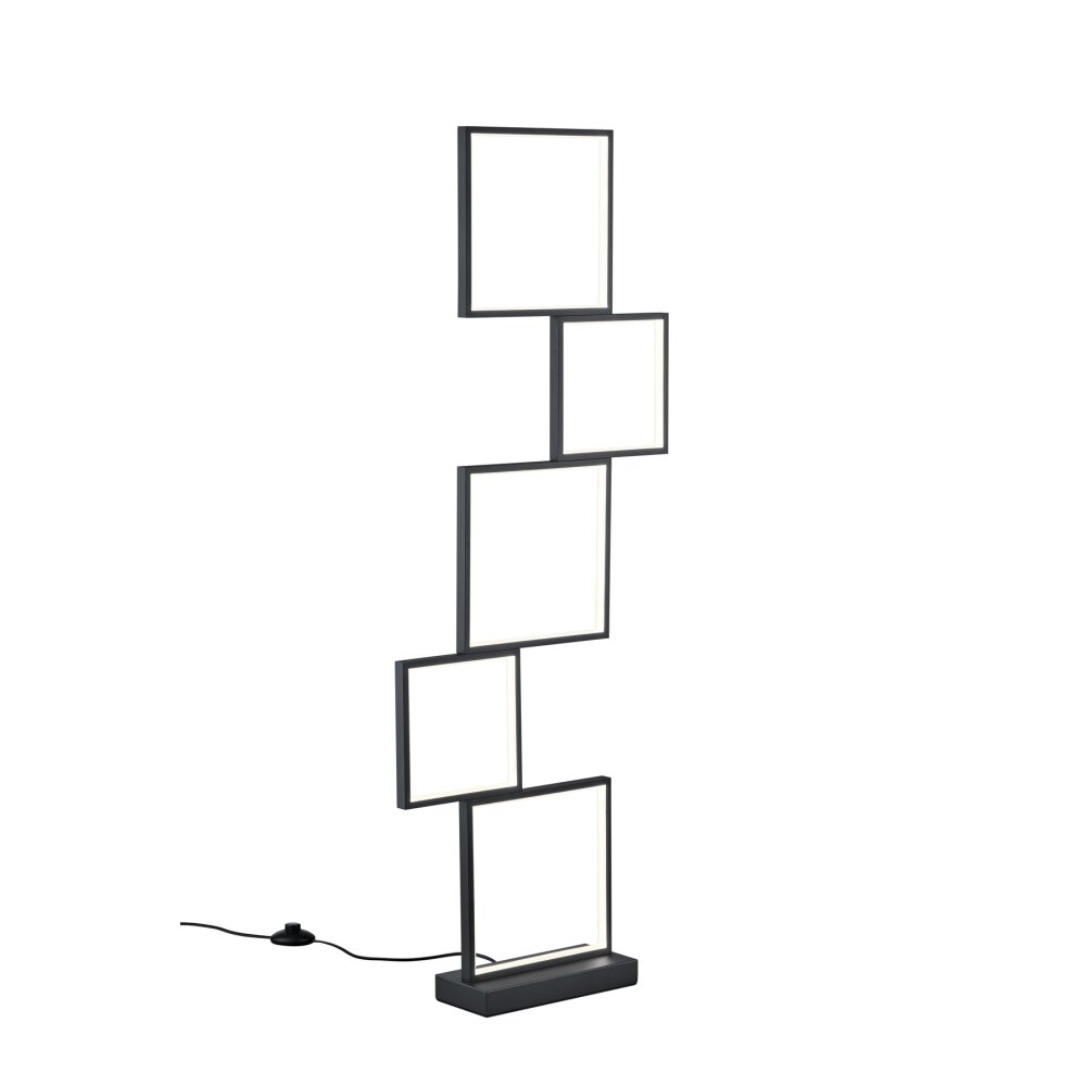 Trio Leuchten Sorrento Stehleuchte LED Schwarz, 1-flammig main product photo