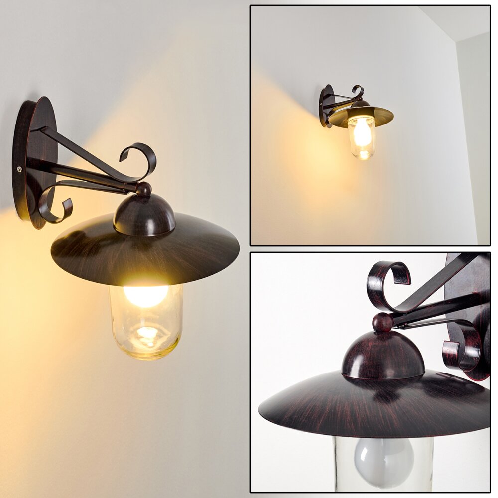 Maidiswil Außenwandleuchte Dunkelbraun, 1-flammig main product photo