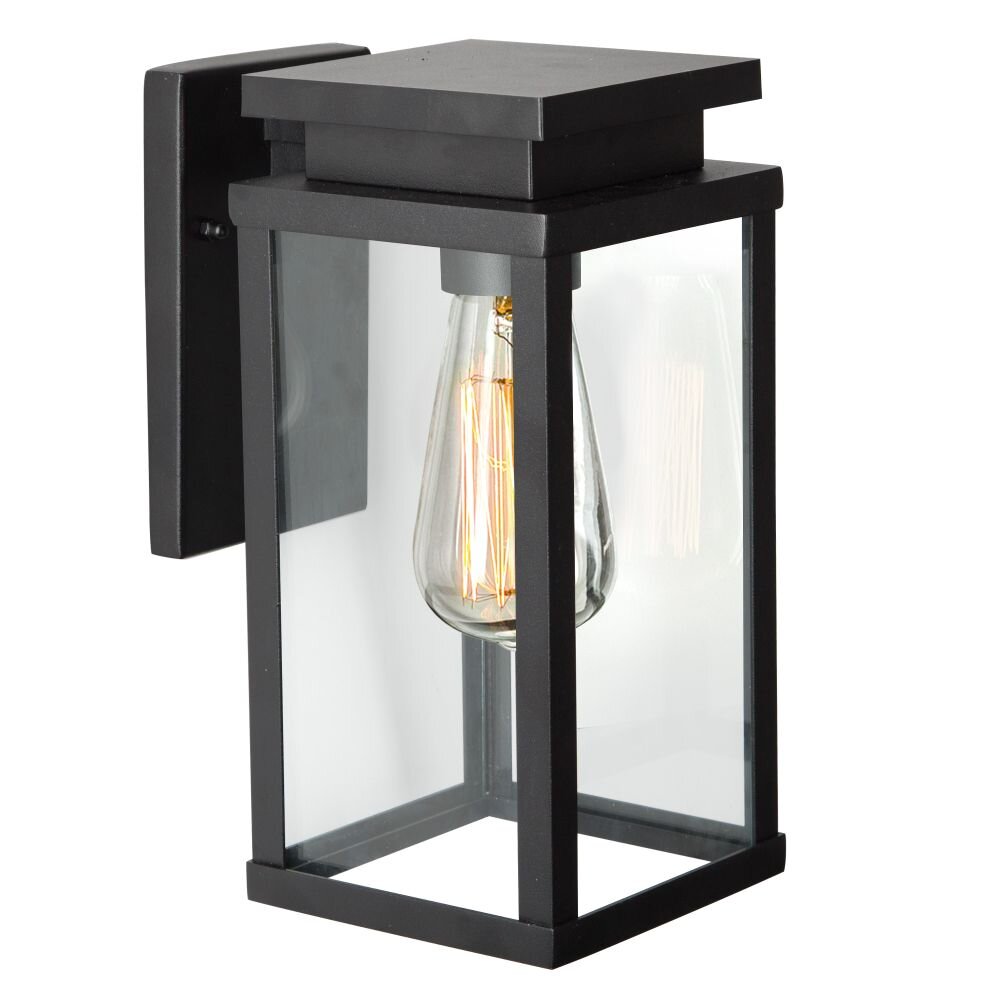 KS Verlichting Jersey Außenwandleuchte Schwarz, 1-flammig main product photo