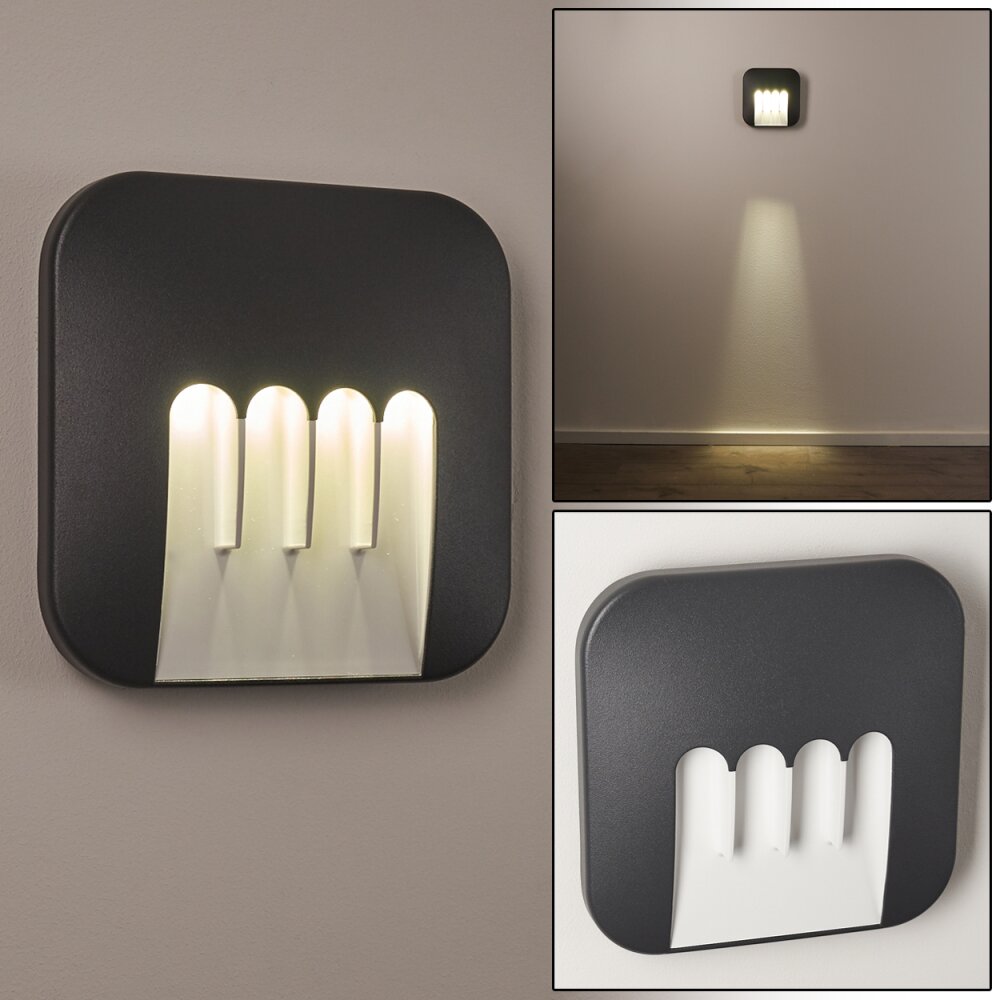 Silvso Außenwandleuchte LED Anthrazit, 4-flammig main product photo