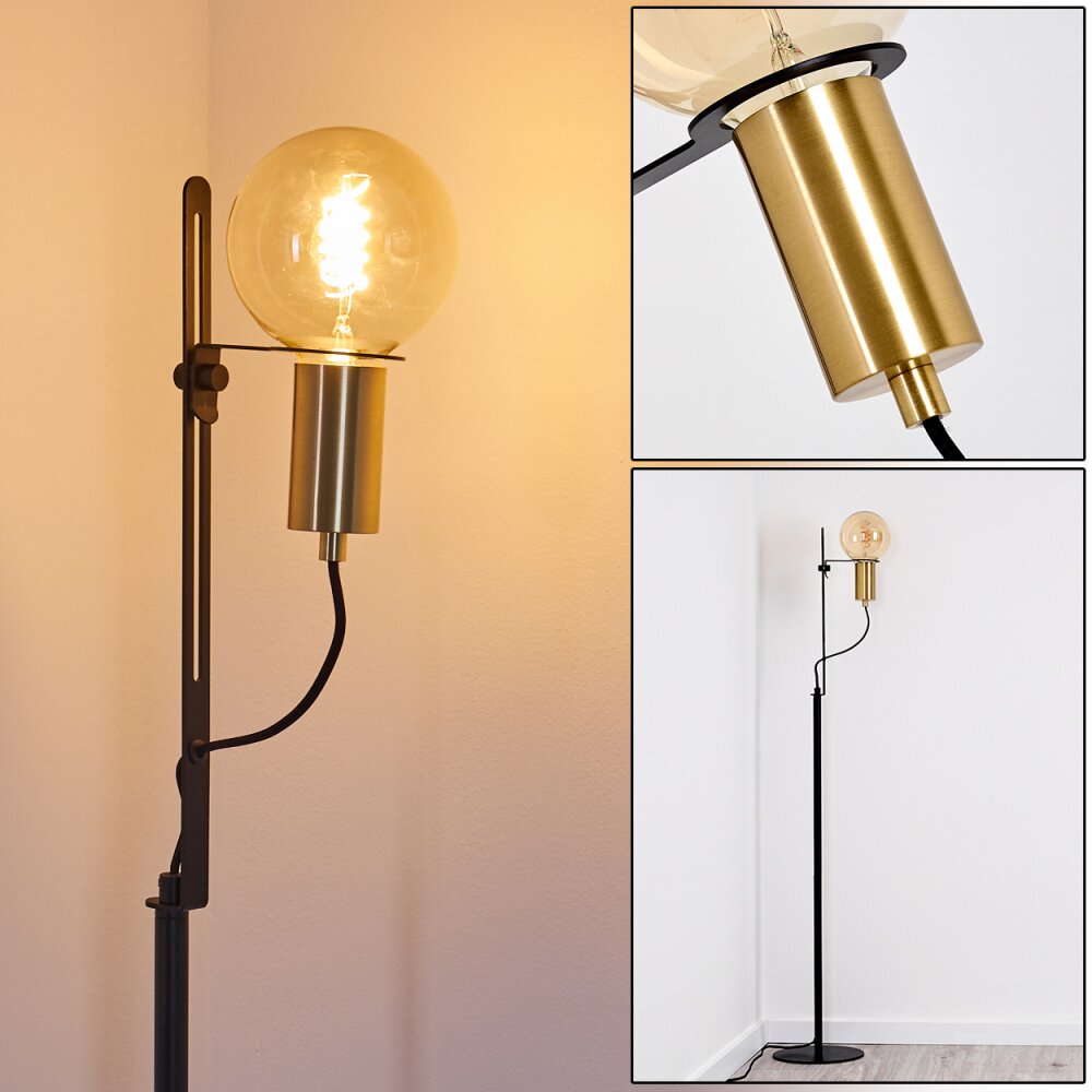 Kirehito Stehleuchte Gold, Messing, Schwarz, 1-flammig main product photo