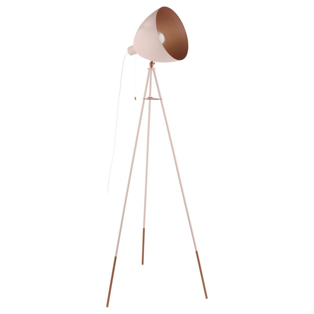Eglo CHESTER-P Stehleuchte Kupferfarben, Orange, 1-flammig main product photo