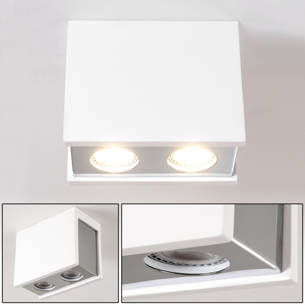 Braslo Deckenleuchte Chrom, Weiß, 2-flammig main product photo