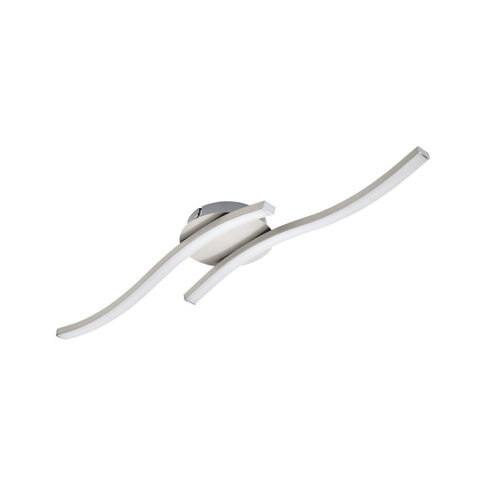 EGLO CABEZAS Deckenleuchte LED Nickel-Matt, Weiß, 2-flammig main product photo