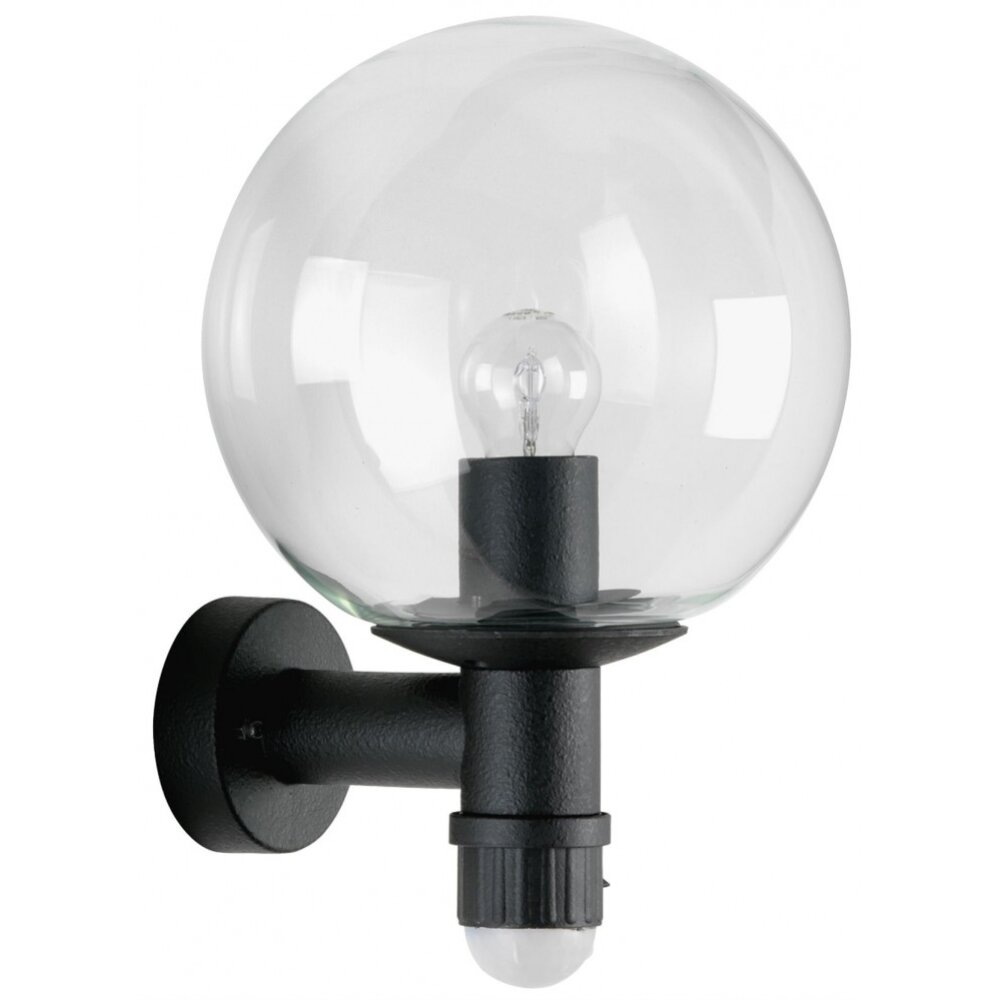Albert Leuchten 641 Außenwandleuchte Schwarz, 1-flammig, Bewegungsmelder main product photo