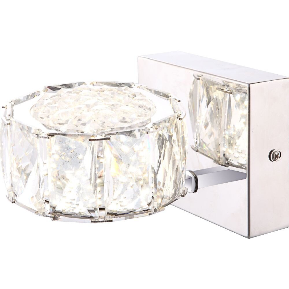 Globo AMUR Wandleuchte LED Chrom, Klar, 1-flammig main product photo