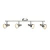 Globo CAPPUCCINO Deckenstrahler LED Nickel-Matt, 4-flammig Globo CAPPUCCINO Deckenstrahler LED Nickel-Matt, 4-flammig