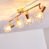 Palmira Deckenleuchte Kupferfarben, 4-flammig