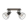 EGLO SAMBATELLO Deckenspot Braun, Silber, 2-flammig