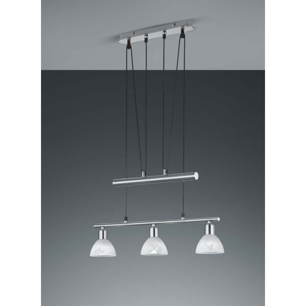 Trio Leuchten LEVISTO Pendelleuchte LED Nickel-Matt, 3-flammig main product photo