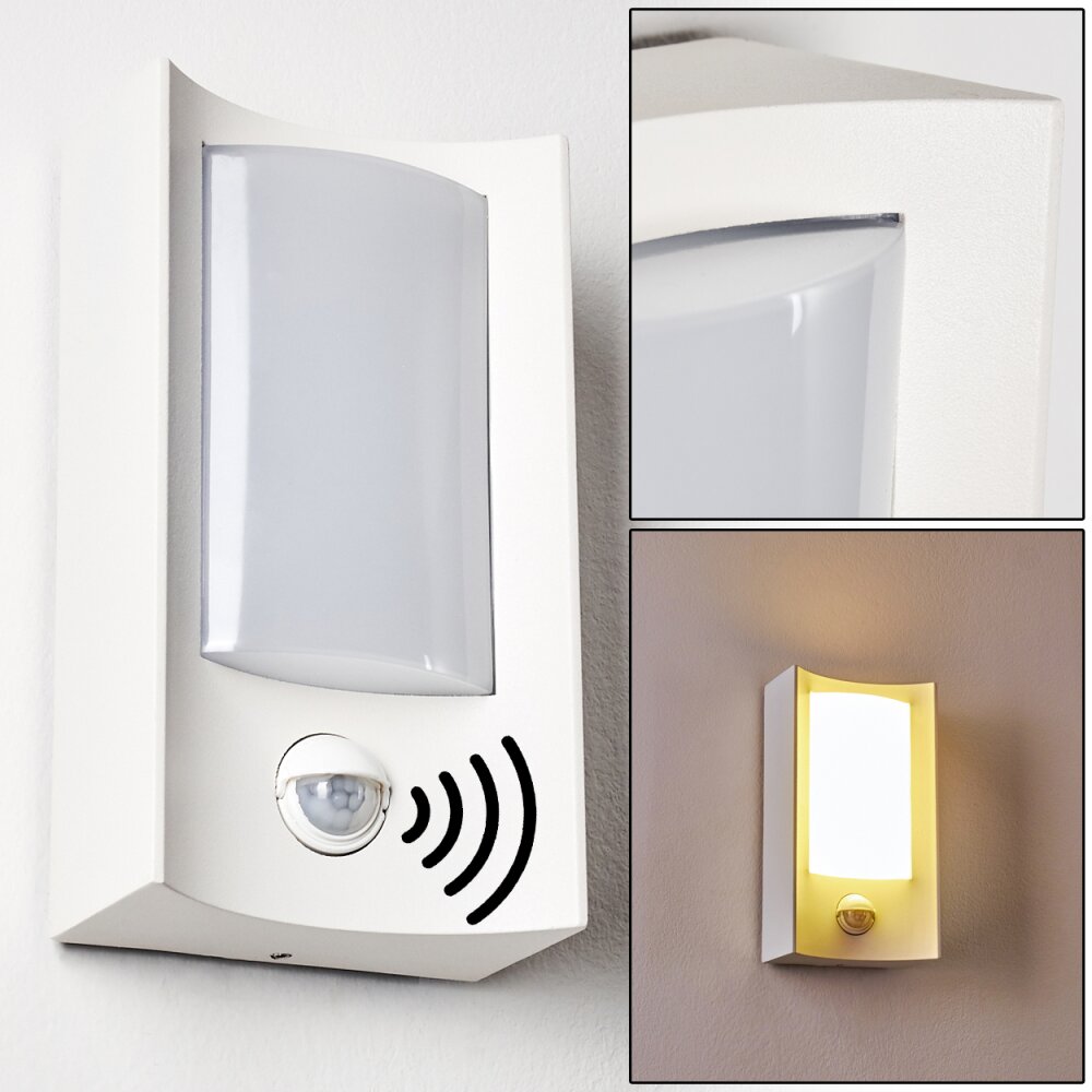Nordkapp Außenwandleuchte LED Weiß, 1-flammig, Bewegungsmelder main product photo