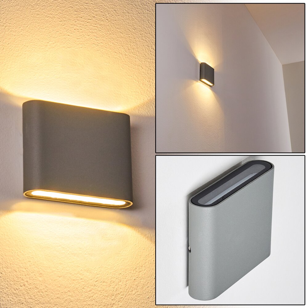 Tinglev Wandleuchte LED Grau, 2-flammig main product photo