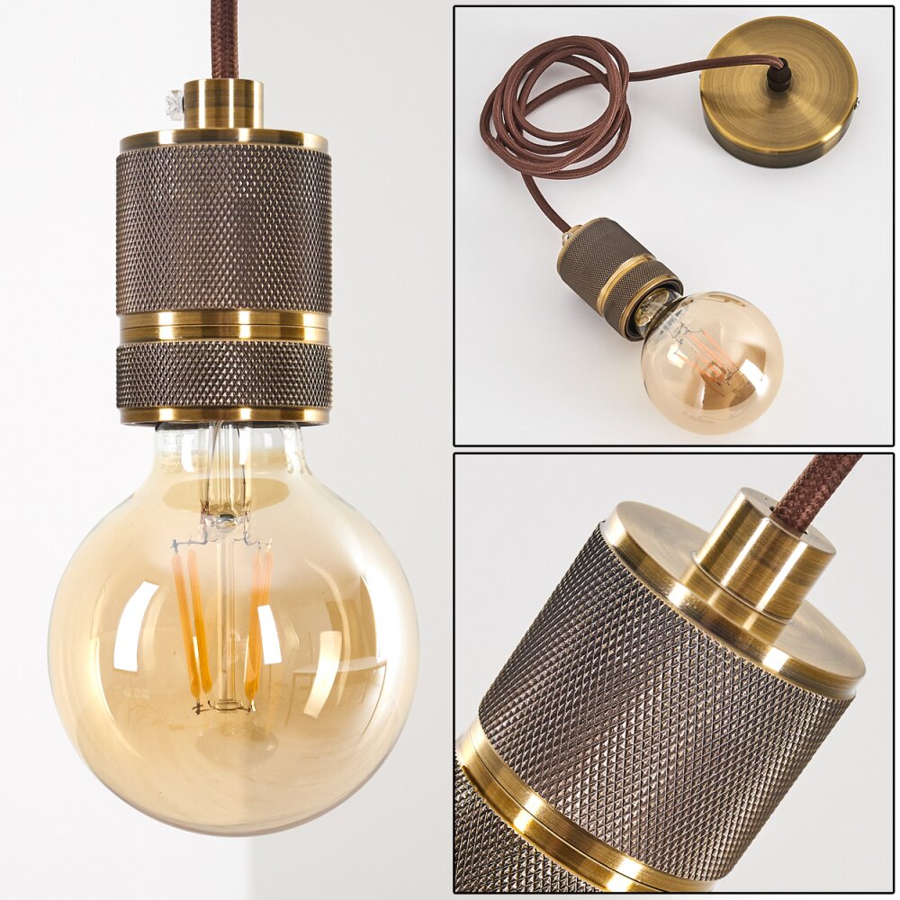 Borex Hängeleuchte Messing, 1-flammig main product photo